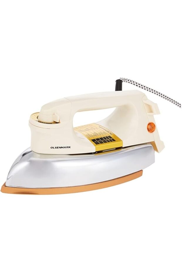 Olsenmark Deluxe Automatic Dry Iron, White, Omdi1503