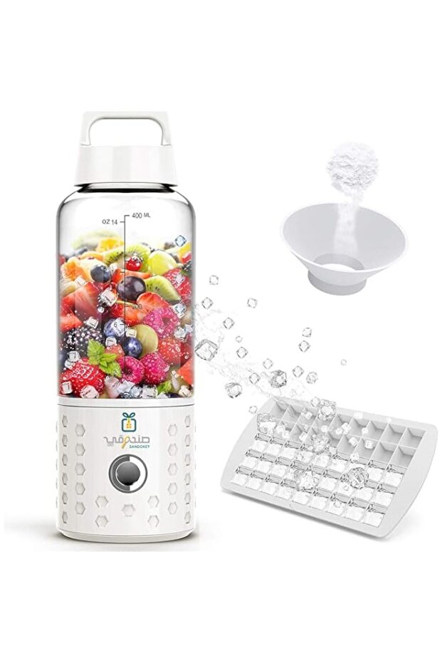 Sandokey Portable Blender, Mini Blender for Shakes and Smoothies, Small Blender Smoothie Maker for T - 1