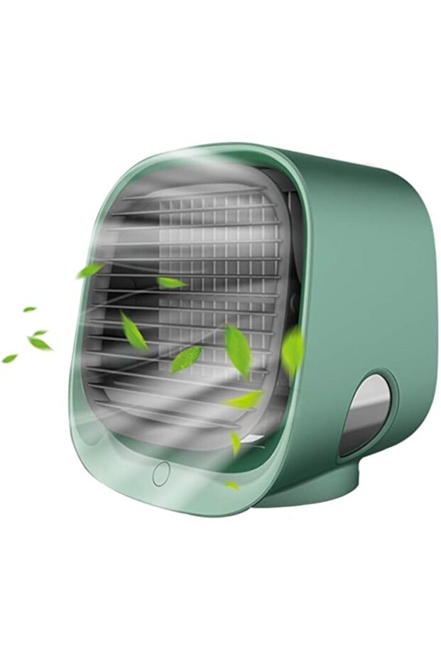 Azonee Portable Air Cooler, Mini Conditioner Usb Table Fan,Small Evaporative With 3 Speeds Cooler Hu
