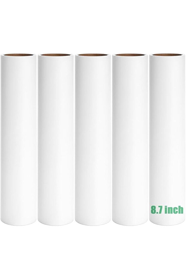 MINGRACE 8.7 inch Lint Roller Refills Only, Compatible with Mammoth Lint Roller Refill Pack of 5, 60