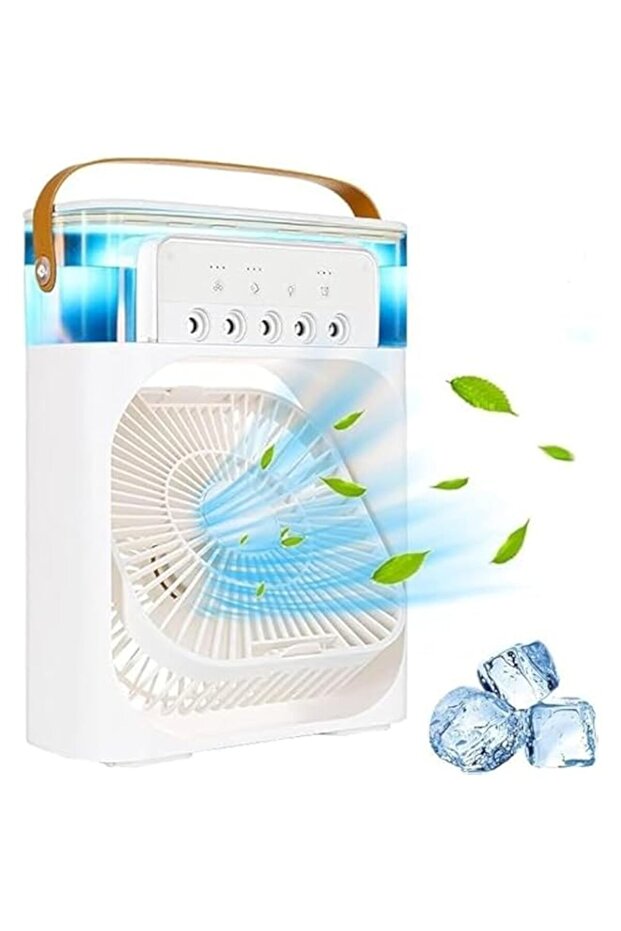 Portable Air Conditioner | Air Cooler with 700ml Water Tank | USB Air Cooler with 3 Wind & 5 Mist Ve