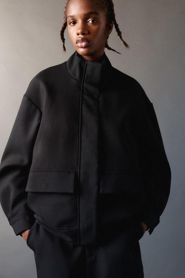 Dik yaka tailored fit ceket - 1