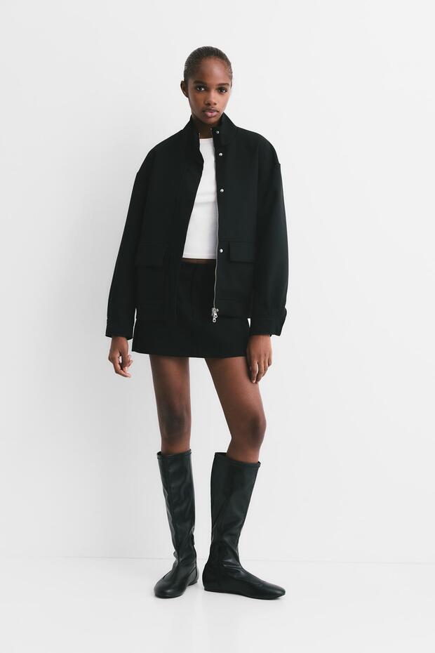 Dik yaka tailored fit ceket - 4