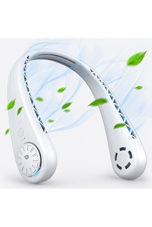 X spring Neck Fan, 1800 mAh Portable Fan Rechargeable Personal Fan, 360° Adjustable Ultra-quiet Nec