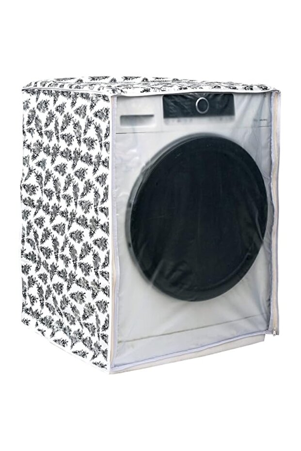 Classic® Front Load Washing Machine Cover for LG 7 Kg & 7.5Kg (60Cmsx63Cmsx81Cms, Black,White)