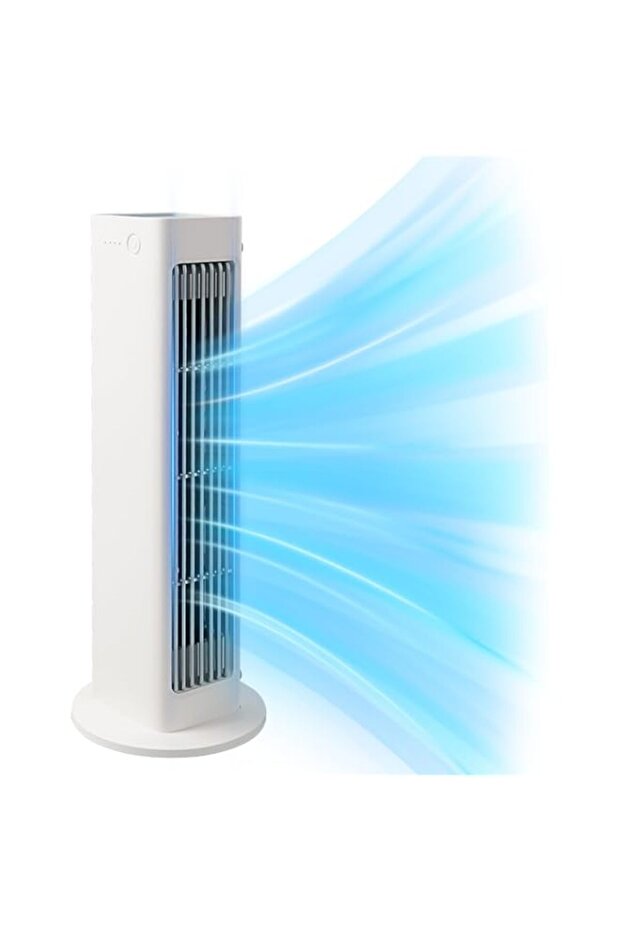 perforlld | Desktop Tower Fan, 13 Inch Portable Small Table Fans, Adjustable 3 Speed, Personal Quiet - 1