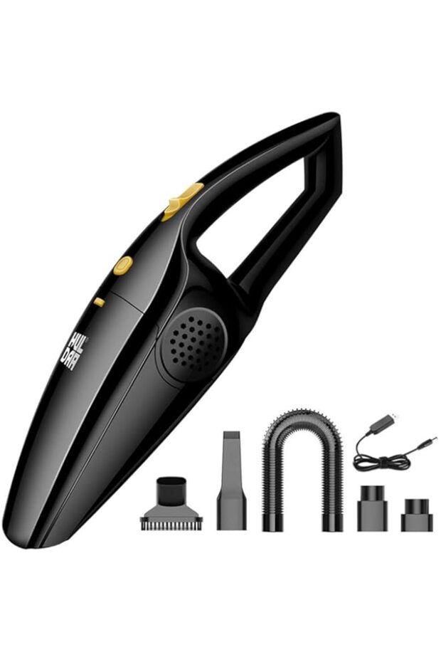M&J Cordless Handheld Vacuum Cleaner 120W Powerful Portable Car Vacuum Cleaner Mini Hand Held Wet an