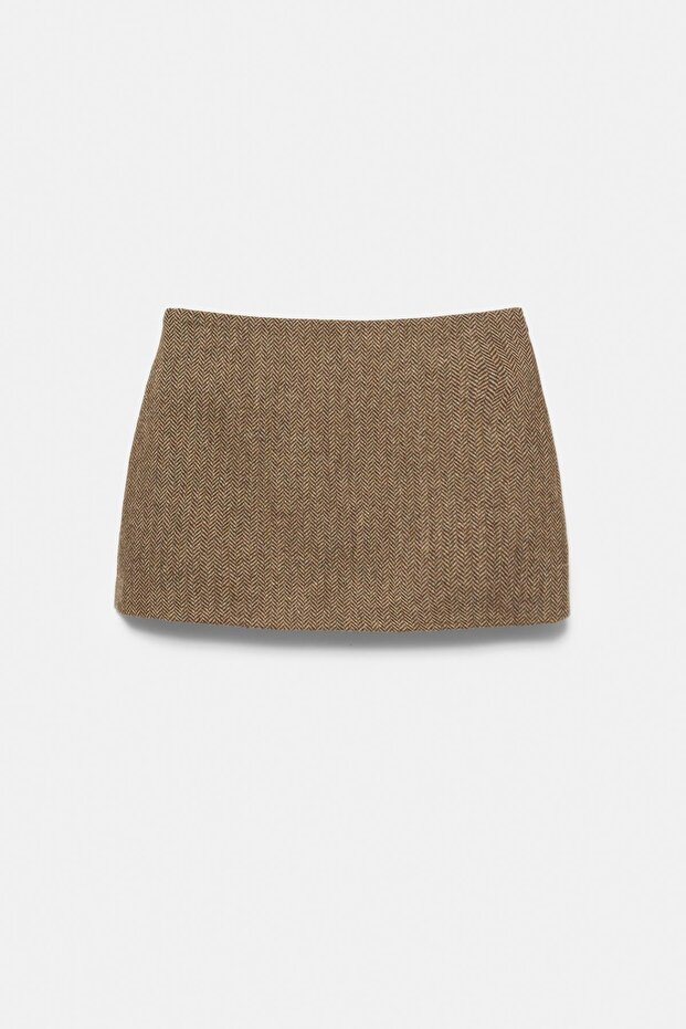 Balıksırtı mini etek - 7