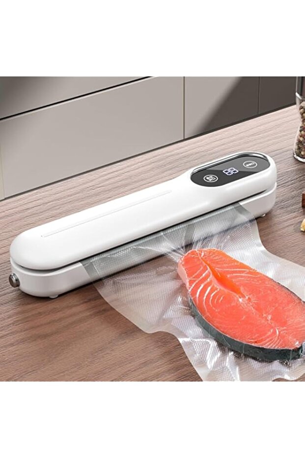 LENDIS Vacuum sealer, food sealer, comes with 20 sealing bags inside, (white)