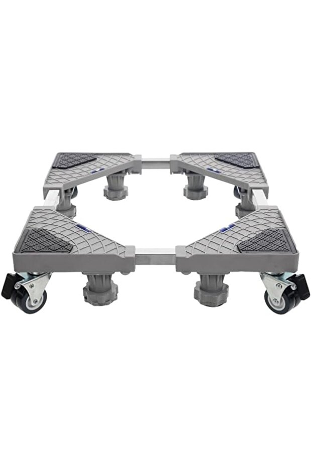 ROUSKI Adjustable Fridge Stand 8 Strong Feet Home Removable Adjustable Base 8ft with 8 Rounds Lock W