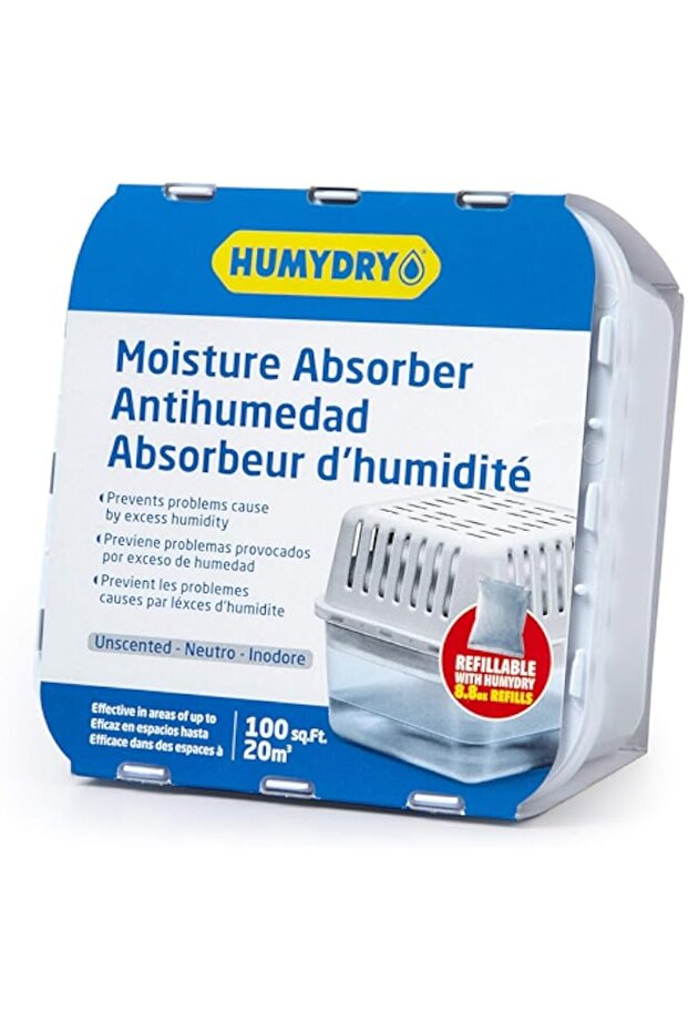 Humydry Moisture Absorber Compact 8.8oz Device Unscented