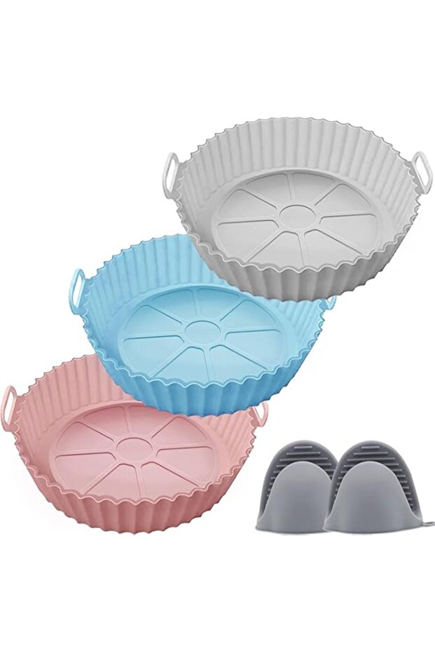 Rayyan Air Fryer Silicone Mould, Air Fryer Silicone Insert, Airfryer Silicone Mould, Reusable Replac