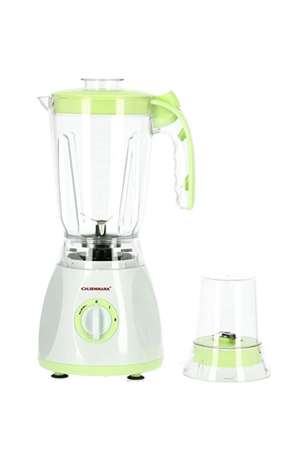 Olsenmark 450W 2 In 1 Multifunctional Blender - Stainless Steel Blades, 2Speed Control With Pulse -