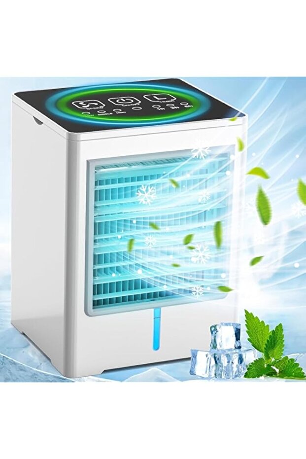 Azonee Portable Air Conditioner, 3 Speeds Personal Evaporative Air Cooler with 1-6H Timer, Mini Air