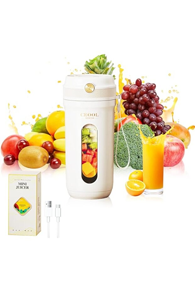 VAODO Portable Blender, USB Rechargeable 1500mah Dual Battery, Cordless Juicer Multifunctional Blend