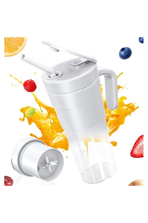 Portable Blender Smoothie Maker, 16 Oz Mini 20000rpm Handheld Personal Blender with Leakproof Lid &