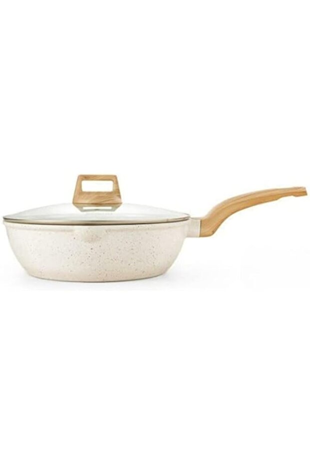 Menjo Cooking Wok, Frying Pan for Healthy Cooking, Non Stick, Easy to Clean, Fast Heating, Multi