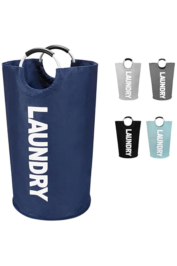 90L Large Laundry Basket, Collapsible Laundry Bag, Waterproof Tall Clothes Hamper, Foldable Washing