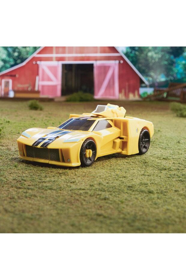 Earth Spark Transformers Deluxe Class Figür Bumblebee 21 Adımda Dönüşebilen Orijinal - 4