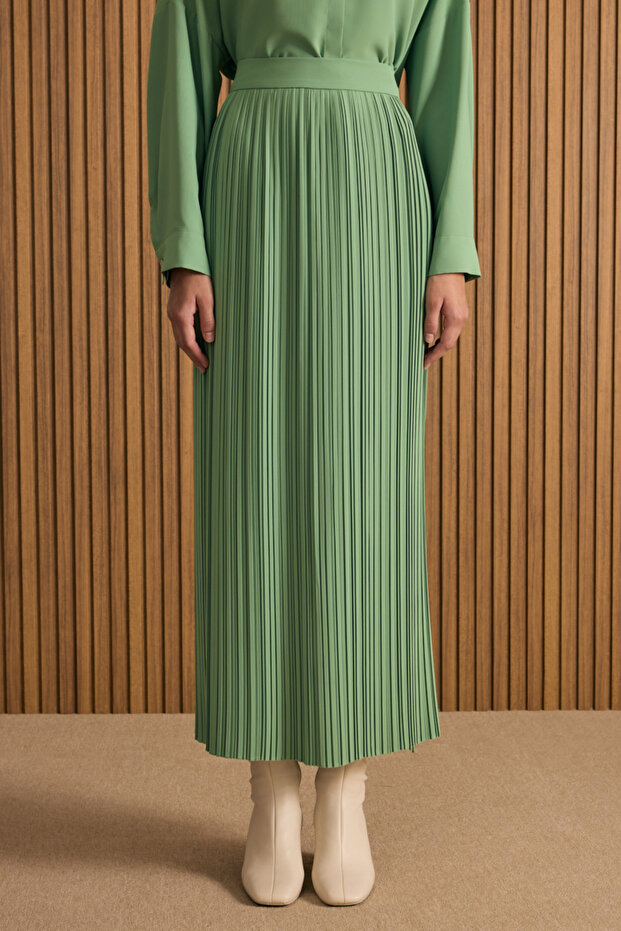 Kırışık Piliseli Etek - 4