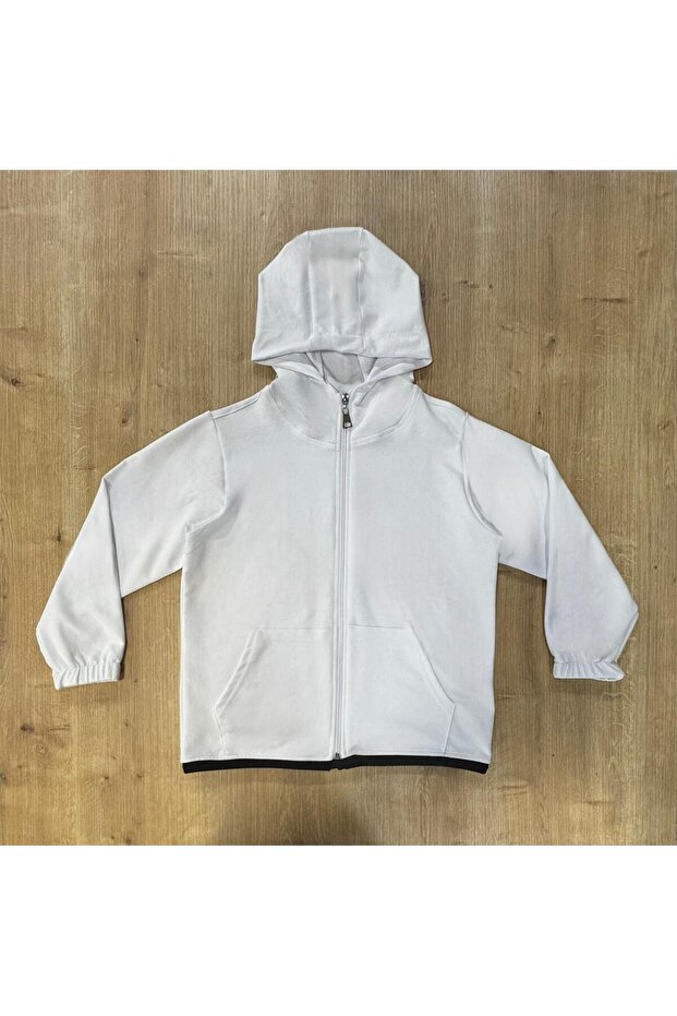 Kids Unisex Zippered Cardigan