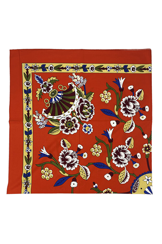 Authentic Patterned Tablecloth 170X170Cm - 100% Cotton - 2