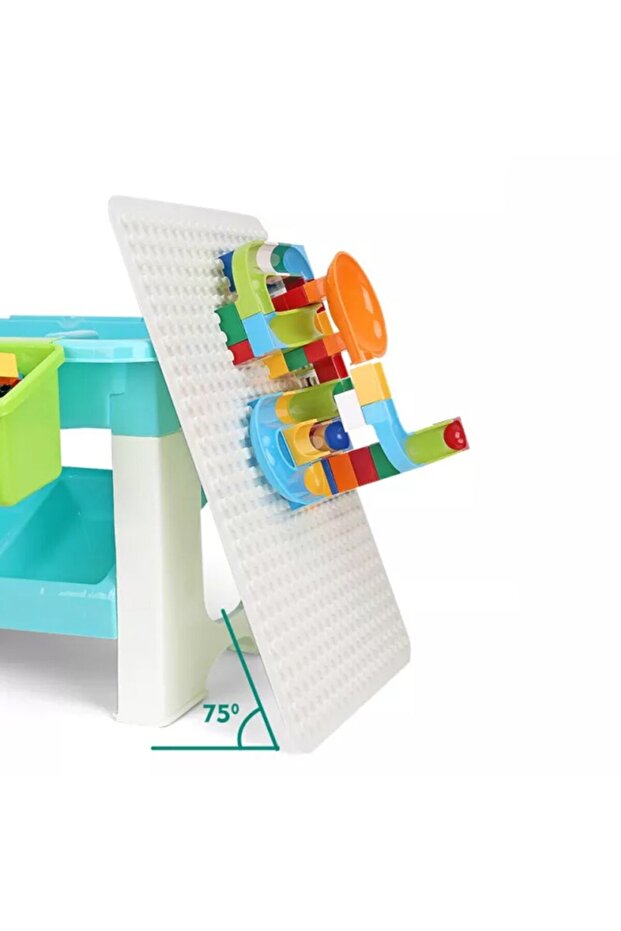 Building block table, 69 pieces, 4 storage boxes, educational game - 6