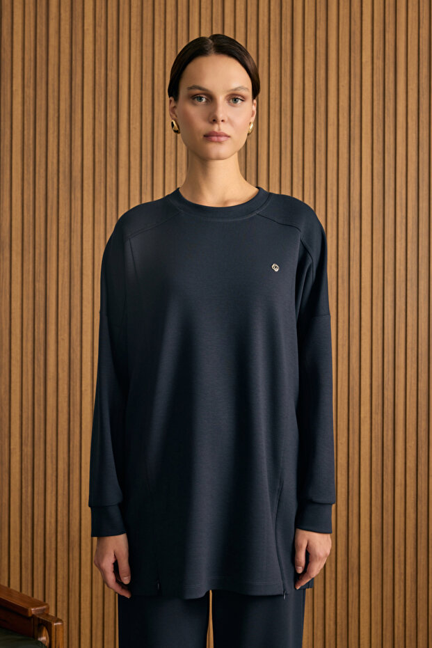 Beli Lastikli Örme Pantolon - 1