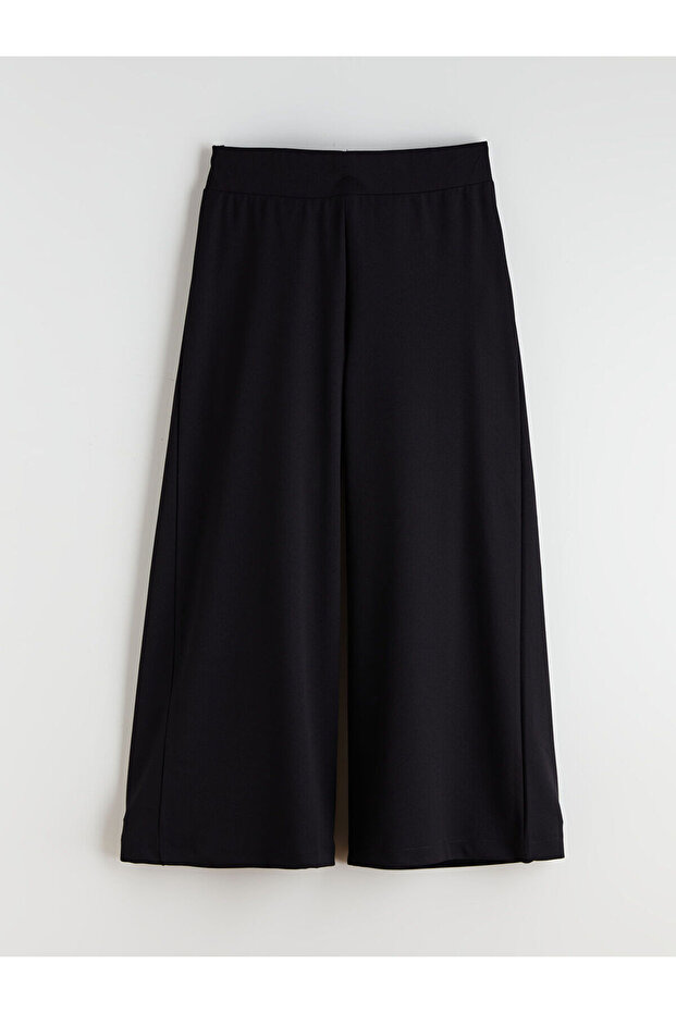 Loose Fit Geniş Paça Kadın Pantolon - 1
