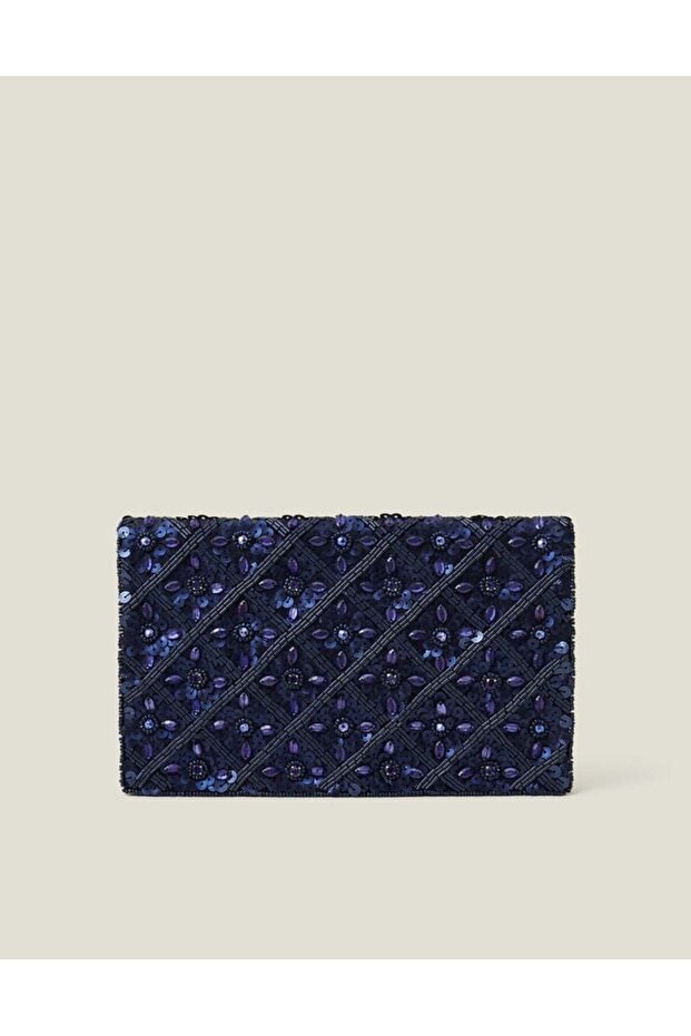 Tianna Clutch Lacivert - 2