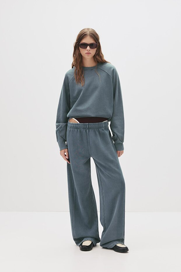 Geniş paça eşofman altı - 1