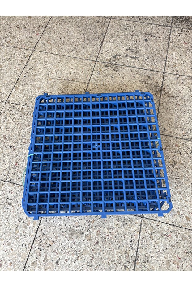 Güvercin Kümes Taban Izgarası Kalın 40x40 - 4 Adet (Mavi) - 1