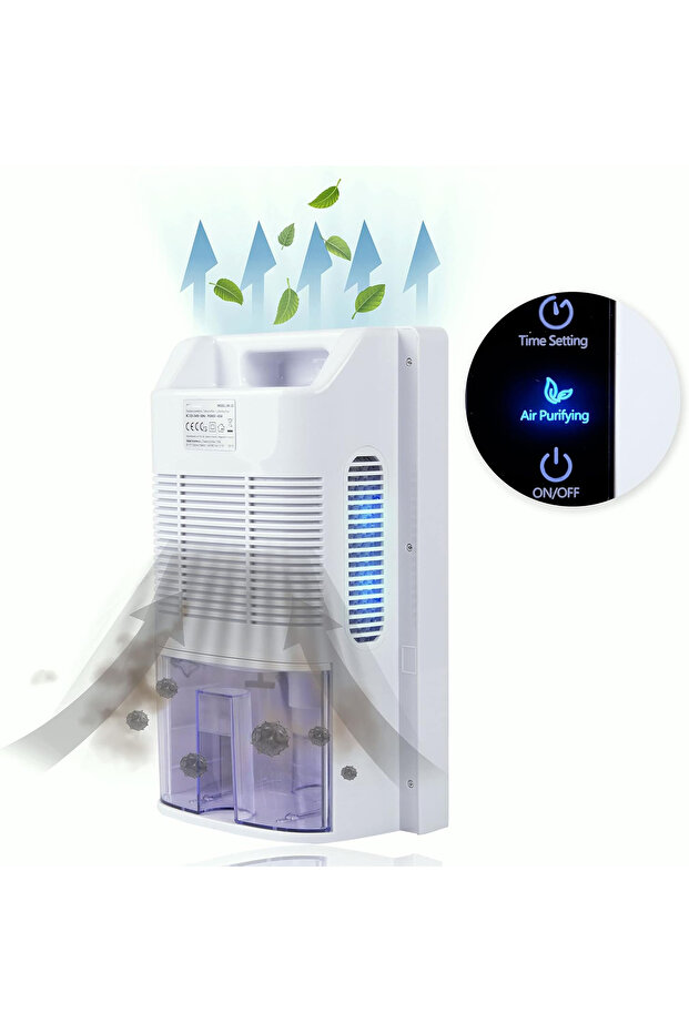 Dehumidifier and purifier, UV+TiO2, LCD display, timer: 24h, 700 ml /day, 1800 ml, Peltie - 6