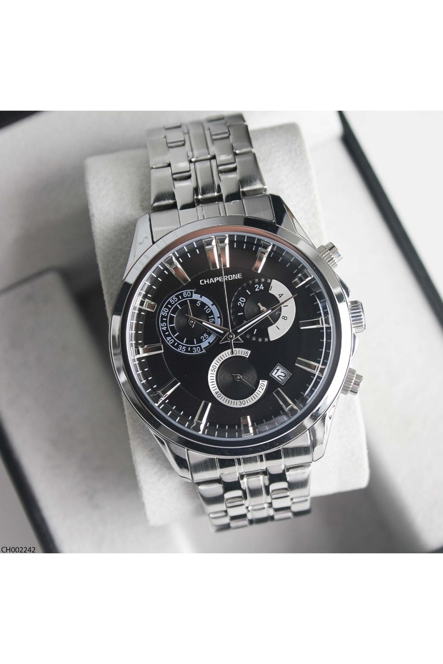 Ch002242 Men's Steel Band Wrist Watch