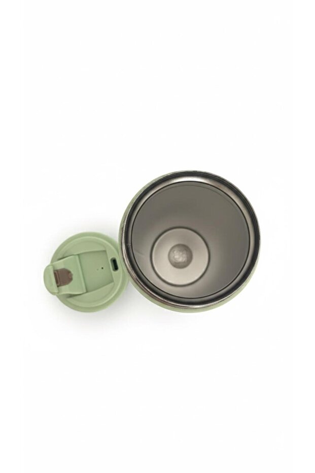 FLİP KAPAKLI ÇELİK MUG 500 ML - 1