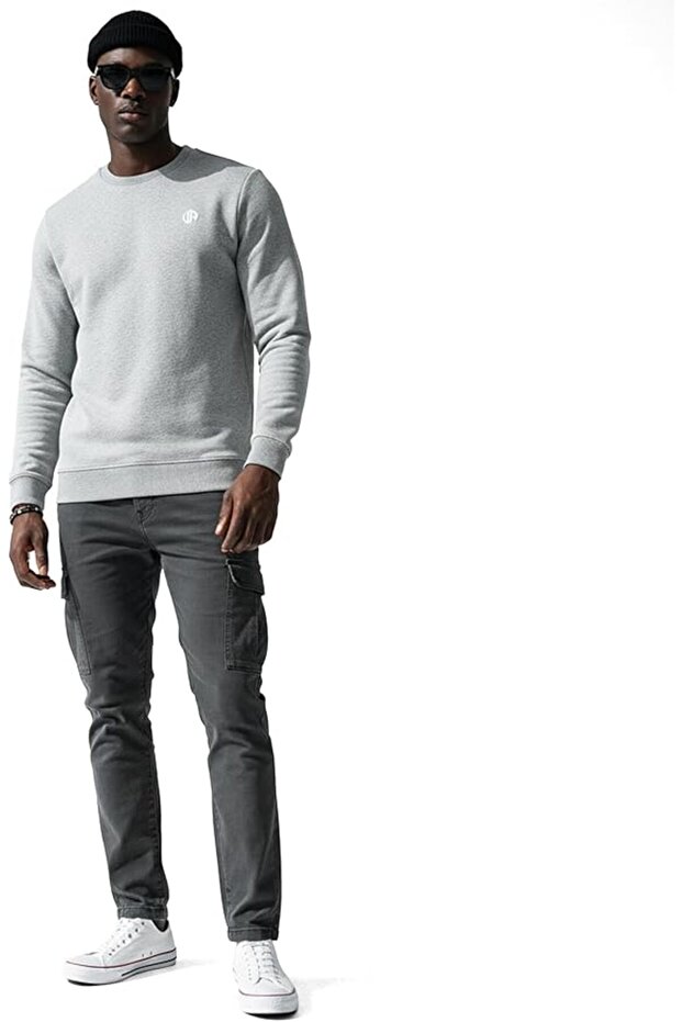 Erkek Basic Logo Sweatshirt NOVA - 2