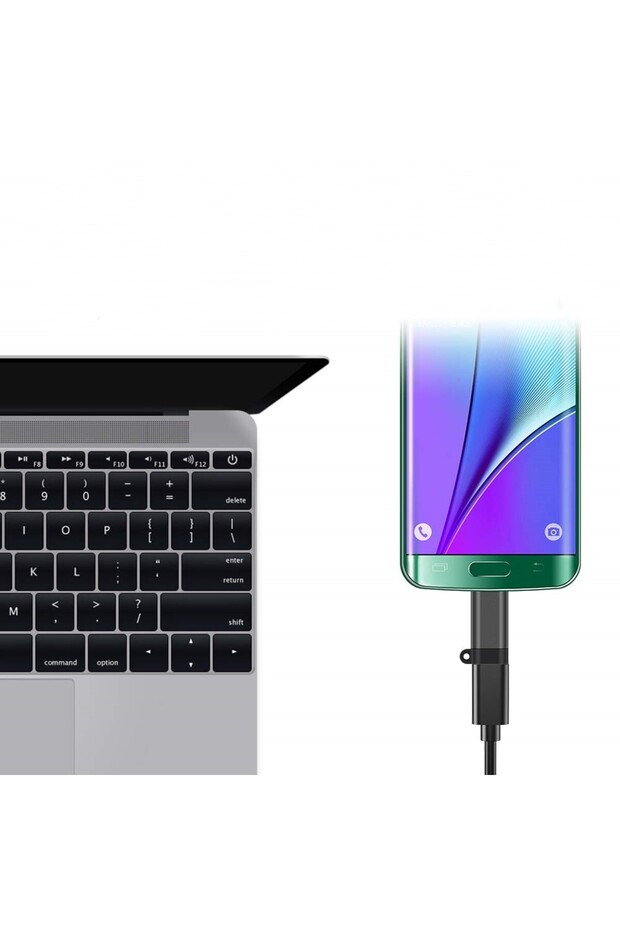 Type C to micro USB Adapter with Keychain - 5