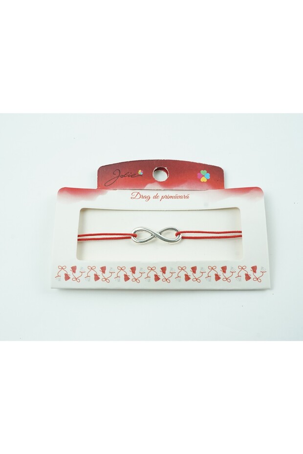 Set de 5 brățări elastice cu 2 noduri - 4