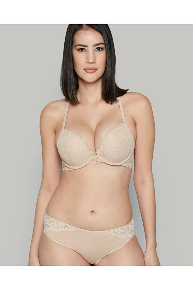 Lace Solid Trendy Panties - 5