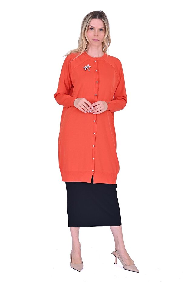 Yusufcuk Triko Hırka ORANJ - 2