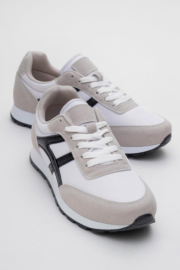 Anorak Lace-Up Women's Sports Shoes White Black