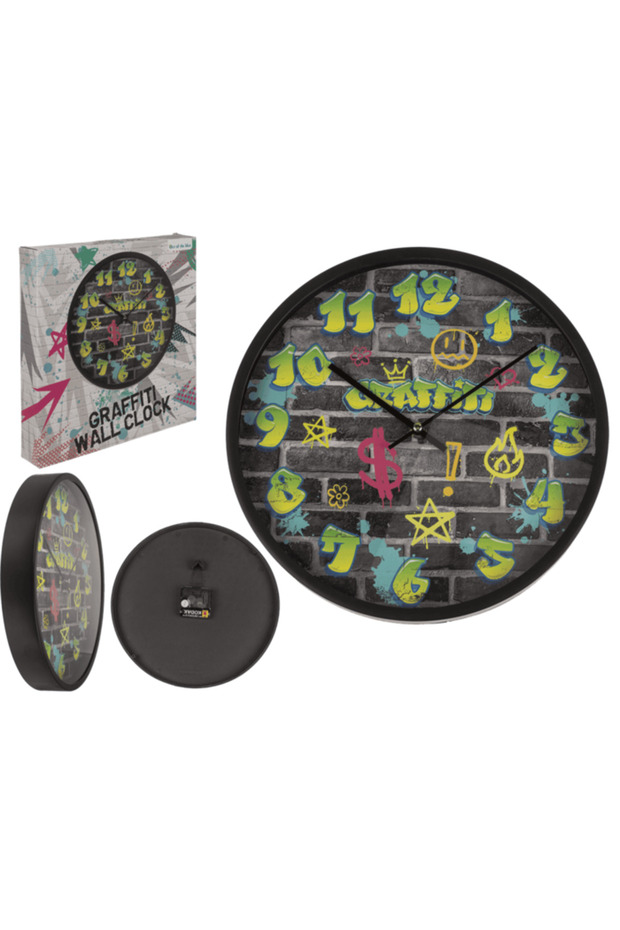 Graffiti wall clock - 3