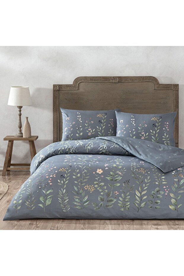 Serelis Ranforce Tek Kişilik Nevresim Takımı Mavi - 1