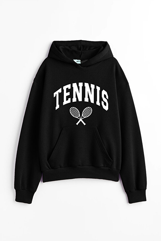Tennis Printed Premium for Children 3Rd. Yarn Compact Sweatshirt