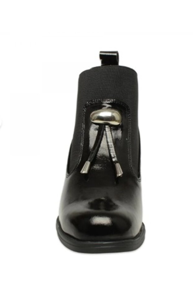 D25KB-1805 Hakiki Deri Kalın Topuklu Bot - 3