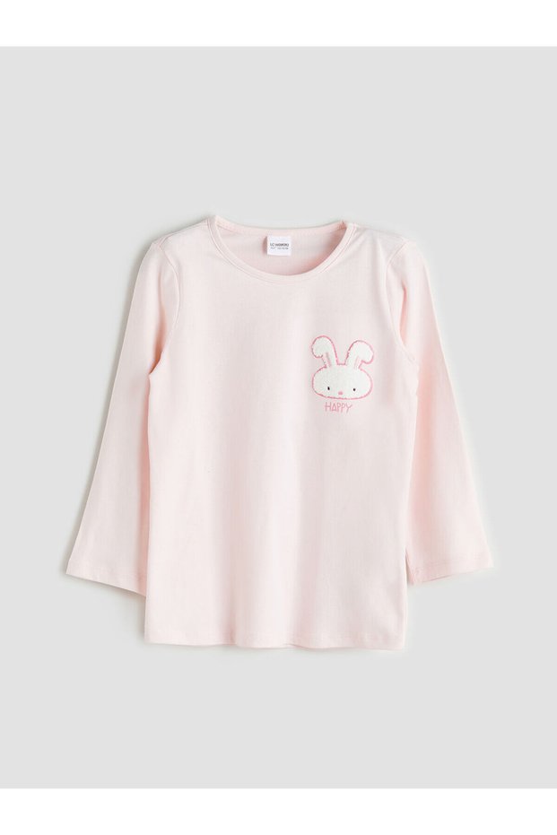 Vizyon New Season Crew Neck Girls' Pajama Top