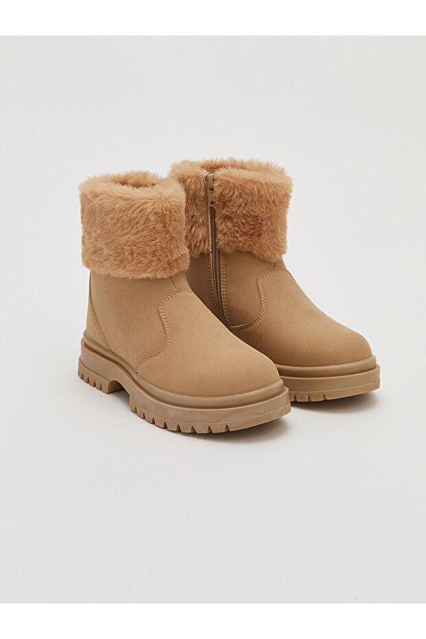 Özmarka Yeni Sezon Süet Görünümlü Kız Çocuk Bot - 1