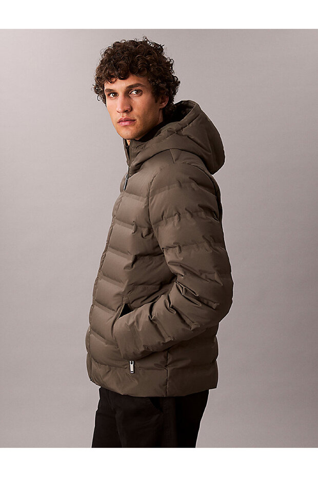 Erkek Packable Embossed Mont - 3