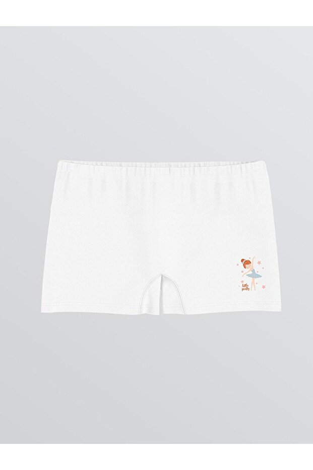 Baskılı Kız Çocuk Boxer 3'lü (W5) - 4