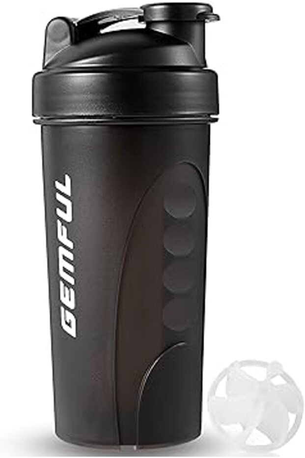 Protein Shaker Bottle, BPA-Free Leakproof Water Bottle, 700ml Gym Cup